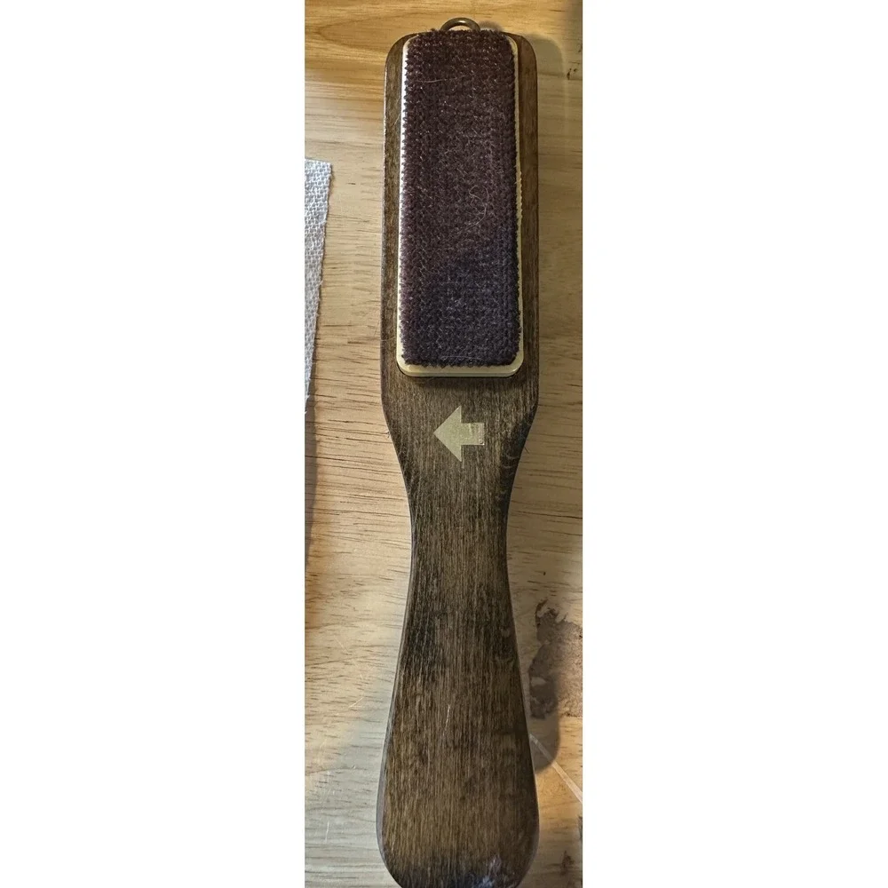 VTG West Germany Swank Triplet Brush Clothes Lint & Shoehorn Wooden Arrow
